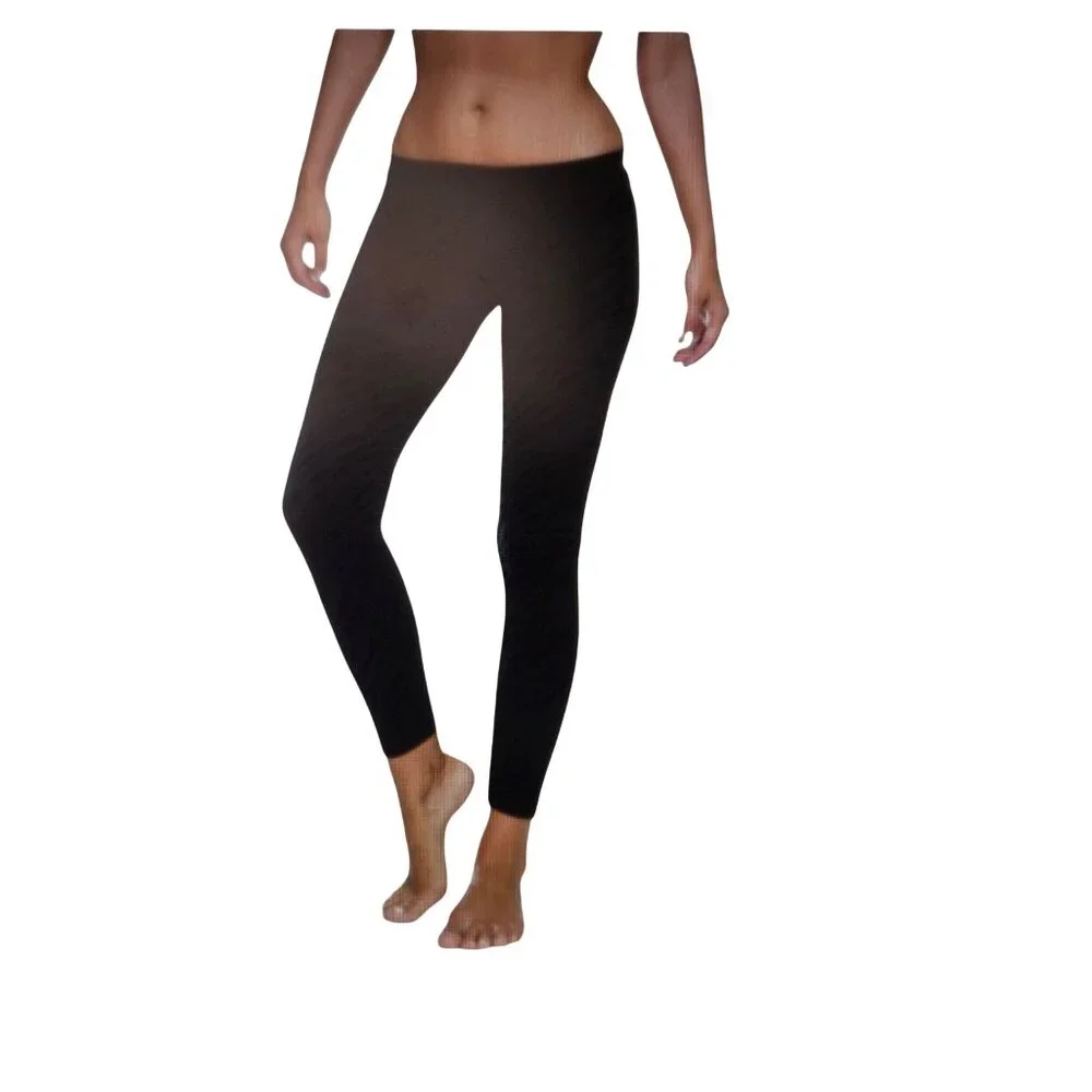 Connection 18 Women's Black Fleece Seamless Leggings Size 1X - Picture 1 of 7